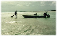 Scott and Madison on the flats