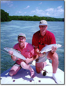 Bonefish on the flats of the Florida Keys