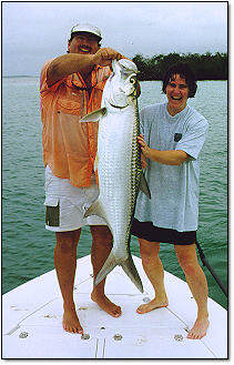 Tarpon on the flats of the Florida Keys