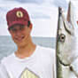 Mike's Largest Baracuda in the Florida Keys